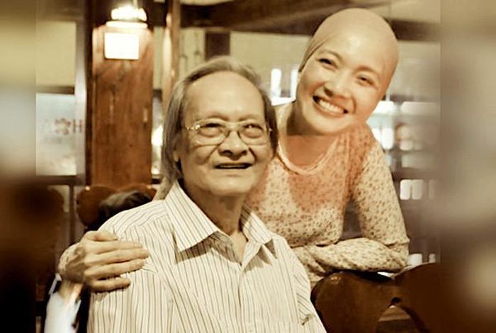 NSND Trần Tiến và con gái, NSND Lê Khanh.