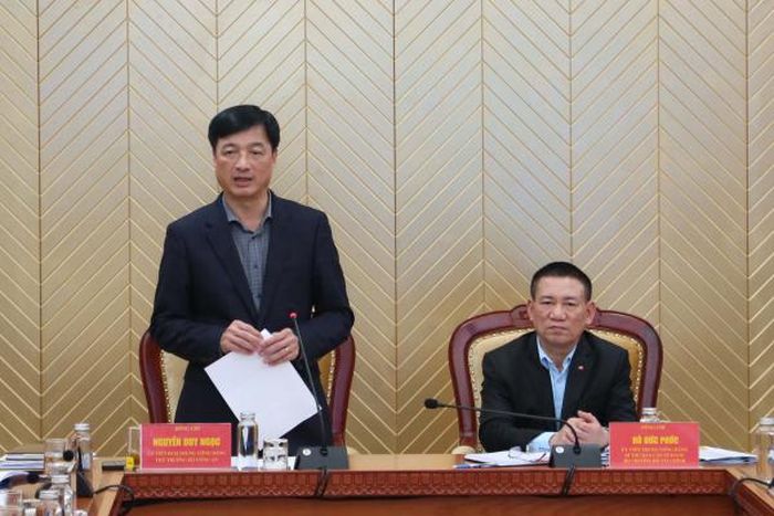 Thứ trưởng Nguyễn Duy Ngọc phát biểu tại Hội nghị