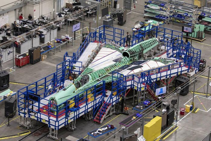 Những bộ phận chính của khung máy bay mới được sản xuất vào cuối năm 2020. NASA và Lockheed Martin thường xuyên đăng tải hình ảnh nguyên mẫu từ xưởng lắp ráp. Giữa tháng 12/2020, việc lắp ráp khung máy bay X-59 với các hệ thống trên máy bay đã được hoàn thành.