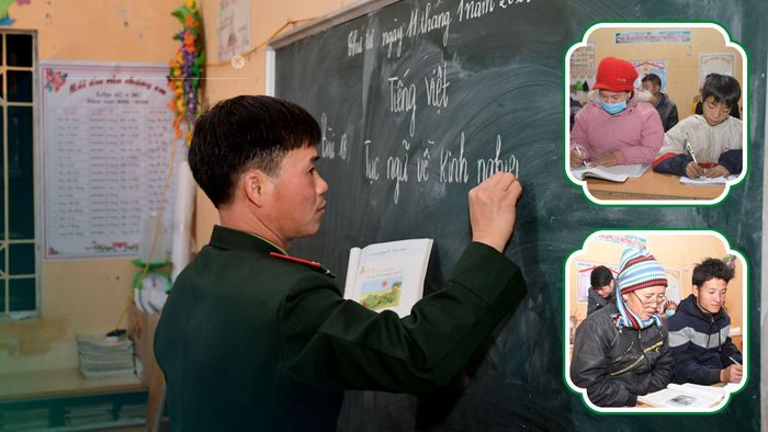 Lớp học với đủ độ tuổi.
