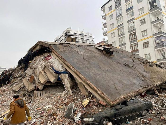Cảnh đổ nát tại Diyarbakir, Thổ Nhĩ Kỳ. Ảnh: Reuters