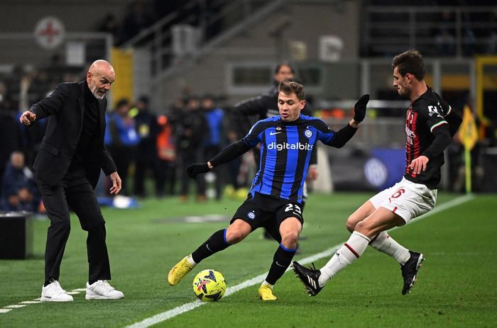 Phải tới tận phút 75, AC Milan mới có được cơ hội nguy hiểm đầu tiên nhưng Ibrahim Diaz lại không thắng được thủ thành Onana. 