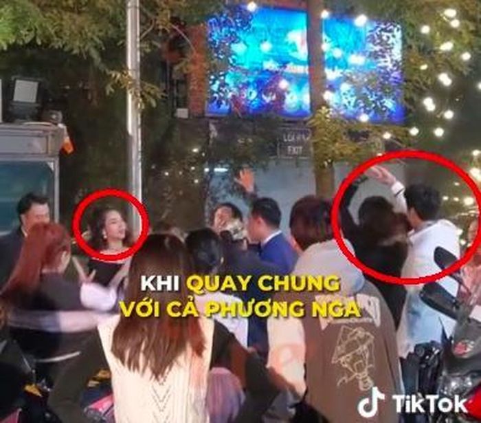 Tuy nhiên, mới đây, Quỳnh Lương bị soi khoảnh khắc nhìn chằm chằm Bình An trong một sự kiện