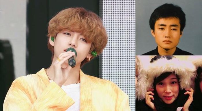 V (BTS) và cha mẹ