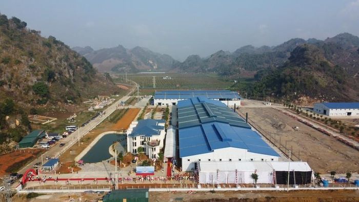 Toàn cảnh nhà máy phân bón Sông Lam Tây Bắc.