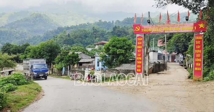 Thôn kiểu mẫu Đá Đinh 1, xã Tả Phời (thành phố Lào Cai).