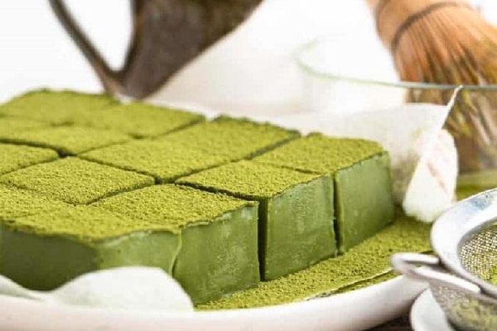 Nama chocolate vị trà xanh cũng được yêu thích không kém bên cạnh vị cacao truyền thống