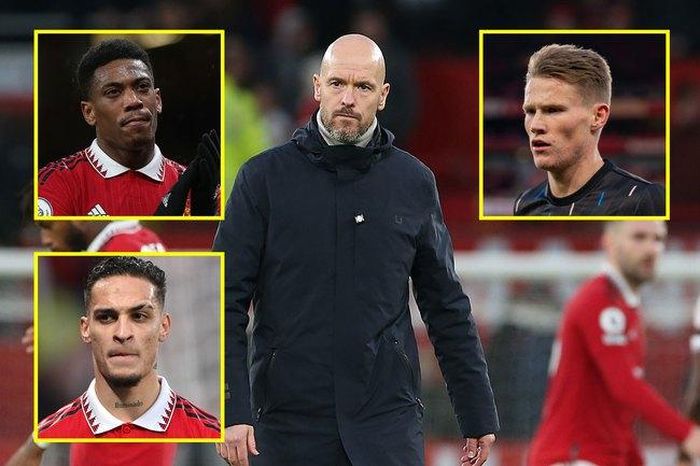Anthony Martial, Antony và Scott McTominay dính chấn thương.