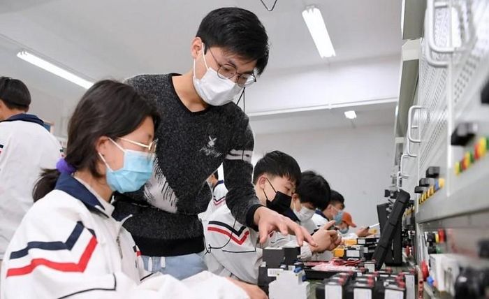 Giáo dục tư nhân đang "lâm nguy" khi số lượng học sinh giảm dần theo thời gian. (Nguồn: Tân Hoa xã)