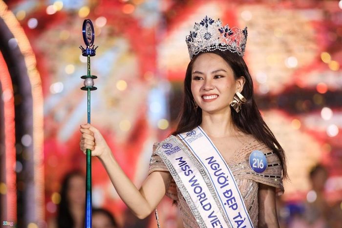 Mai Phương đại diện Việt Nam ở Miss World. Ảnh: Phương Lâm.