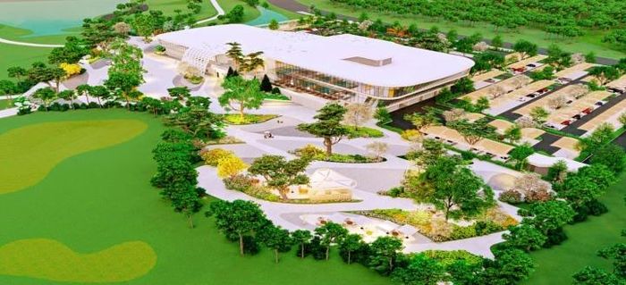 Nhà Câu lạc bộ là một điểm nhấn Kiến trúc của sân golf.