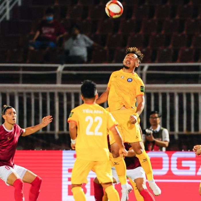 Tiền đạo Việt kiều có thể là phát hiện thú vị ở mùa giải 2023. Ảnh: Khánh Hòa FC