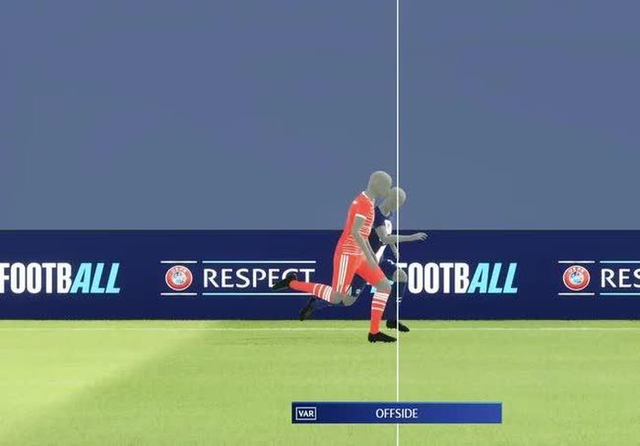 Nuno Mendes việt vị trong pha tấn công dẫn tới bàn thắng của Mbappe