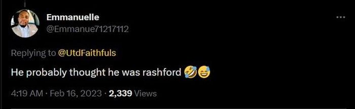 "Anh ta dường như nghĩ mình là Rashford"