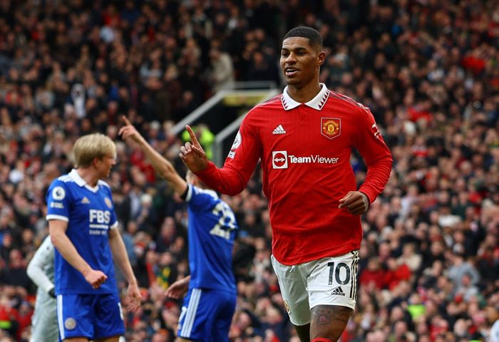  Rashford đang có phong độ không thể ngăn cản sau World Cup 2022. Anh đã ghi đến 16 bàn chỉ sau 17 lần ra sân cho MU trên mọi đấu trường. 