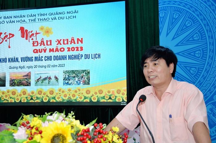 Ông Nguyễn Tiến Dũng- Giám đốc Sở VH-TT&amp;DL Quảng Ngãi.