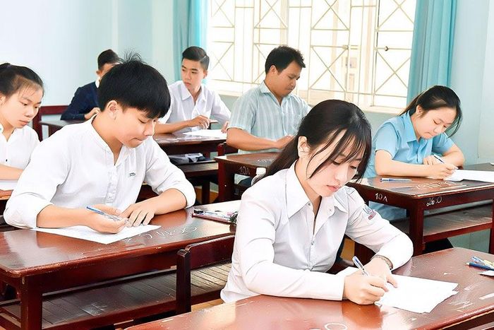 Thí sinh dự thi tốt nghiệp THPT. Ảnh: Phạm Quang Vinh.