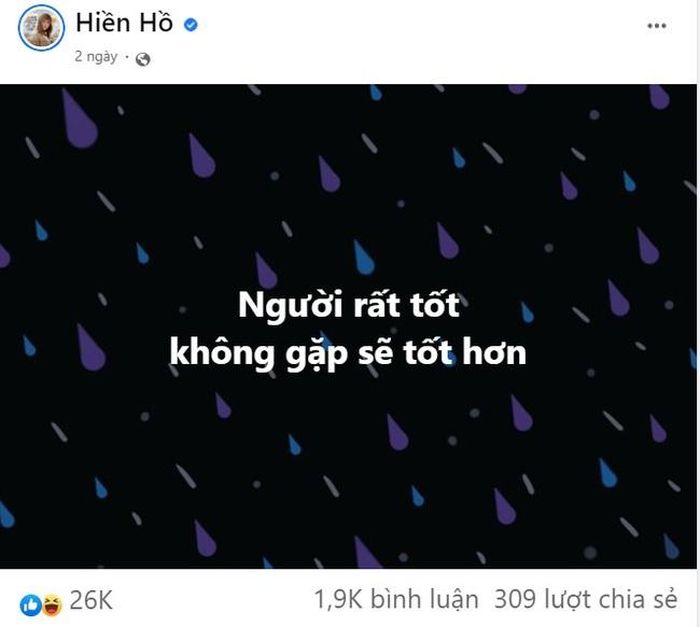 Hiền Hồ mở đầu chiến dịch quảng bá bằng một bài đăng ẩn ý, khiến dân tình đoán già đoán non