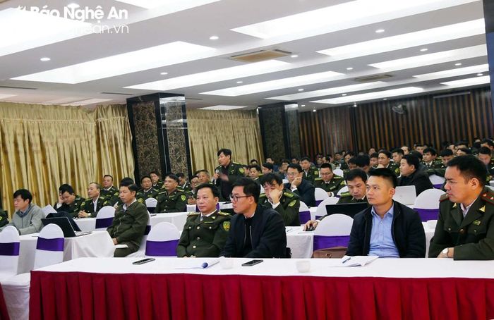 Các học viên tham gia tập huấn. Ảnh: Phú Hương