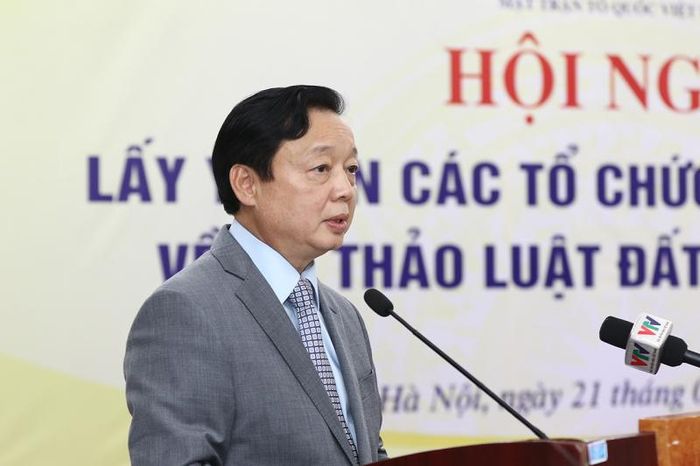 Phó Thủ tướng Chính phủ Trần Hồng Hà phát biểu tại hội nghị