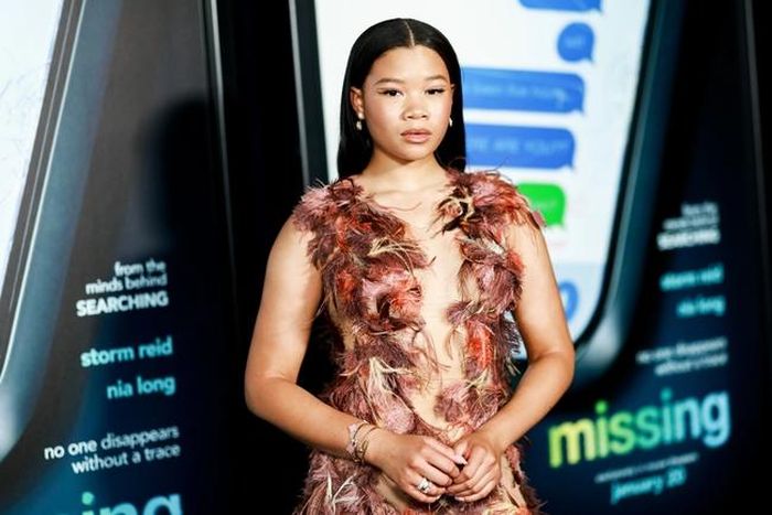 Ngôi sao trẻ Storm Reid tại buổi ra mắt phim “Missing”