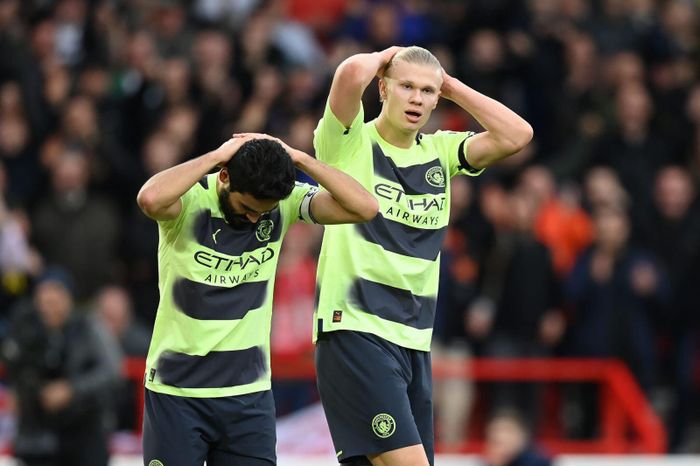 Man City vẫn quá phụ thuộc vào phong độ ghi bàn của Haaland. Ảnh: DM