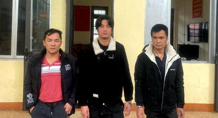 3 đối tượng tại Cơ quan Cảnh sát điều tra.