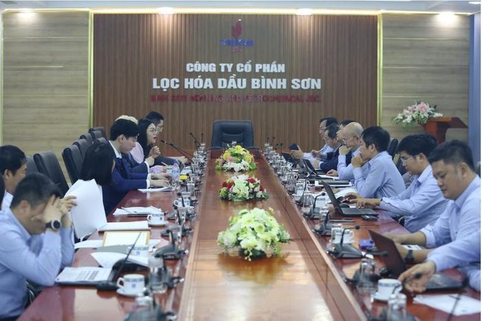 Ngân hàng Mizuho (Nhật Bản) chi nhánh Singapore đã có buổi làm việc với BSR để tư vấn xếp hạng tín nhiệm. Nguồn: BSR.