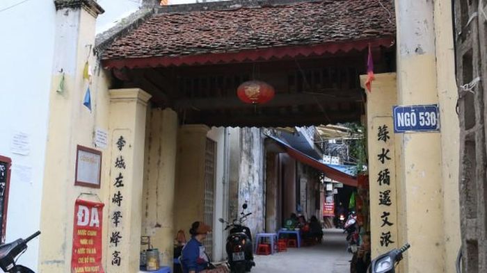 Cổng Hầu là lối dẫn vào làng An Thọ xưa