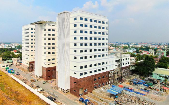  Dự án xây mới Bệnh viện Đa khoa khu vực Hóc Môn có tổng mức đầu tư 1.895 tỷ đồng, đang hoàn thiện các hạng mục