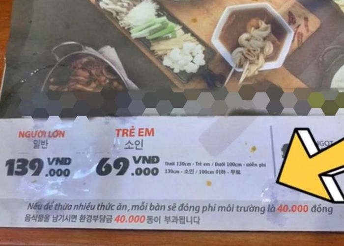 Được biết nhà hàng buffet đã thông báo từ trước về việc phạt khi khách hàng để thừa đồ ăn quá nhiều vậy nên hành động vô ý thức trên của nam thanh niên là không thể chấp nhận.