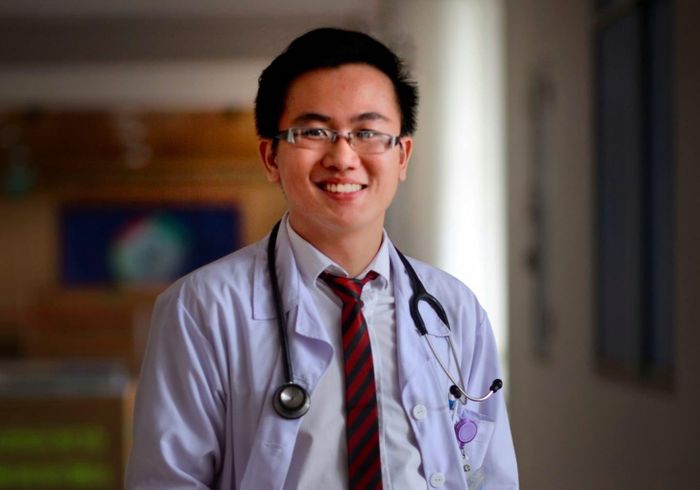  BSCKI Nguyễn Hữu Khánh, khoa Nội Thần kinh, Bệnh viện Thành phố Thủ Đức, TP.HCM. Ảnh: BSCC. 