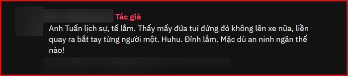 Chia sẻ của fan về Hà Anh Tuấn