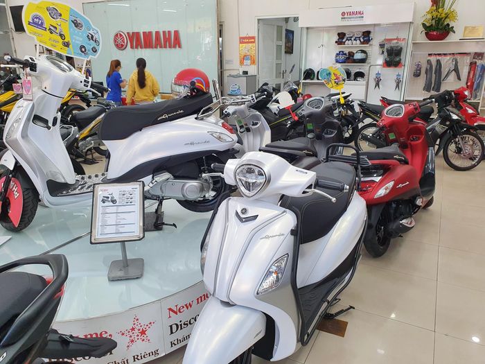  Giá bán của xe tay ga Yamaha tương đối ổn định. Ảnh: Phúc Hậu. 