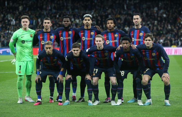 Đội hình xuất phát của Barca
