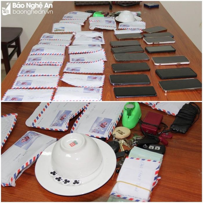  Tang vật chuyên án cơ quan Công an thu giữ. Ảnh: Văn Hậu 