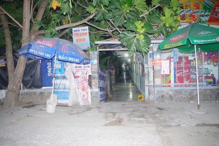 Nhà trọ nơi xảy ra vụ án mạng.