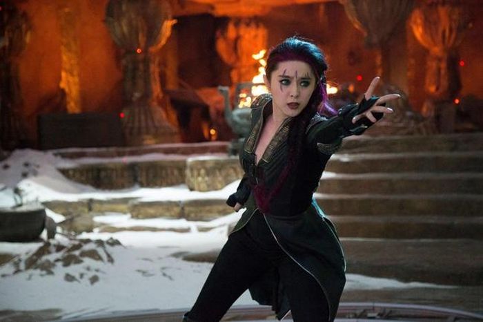 Fan đóng vai Blink trong một cảnh phim "X-Men: Days of Future Past". Ảnh: 20th Century Fox