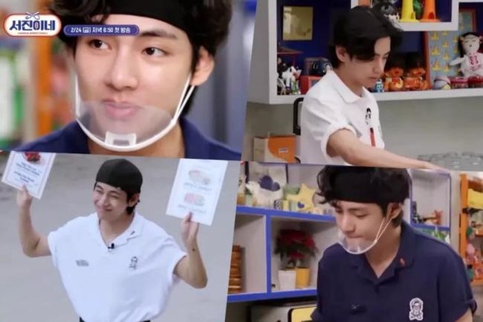 V trong teaser của "Jinny's Kitchen". Ảnh: tvN