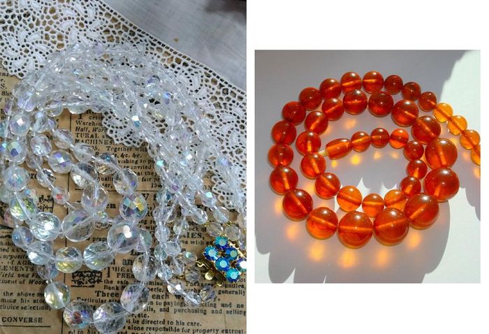 Mặt dây chuyền và hạt: Giống như nhẫn, mặt dây chuyền rất dễ kết hợp với hoa tai - rất nhiều kiểu dáng. Các hạt được chế tạo một cách sáng tạo hơn: chúng được làm bằng thủy tinh trong suốt và có màu, cũng như đá tự nhiên. Một số tín đồ thời trang sử dụng nhiều dây chuyền để phối với nhau. Ảnh: RBTH. 