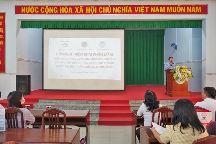 Hội nghị triển khai Phần mềm tại Trà Vinh ngày 1/3 vừa qua.