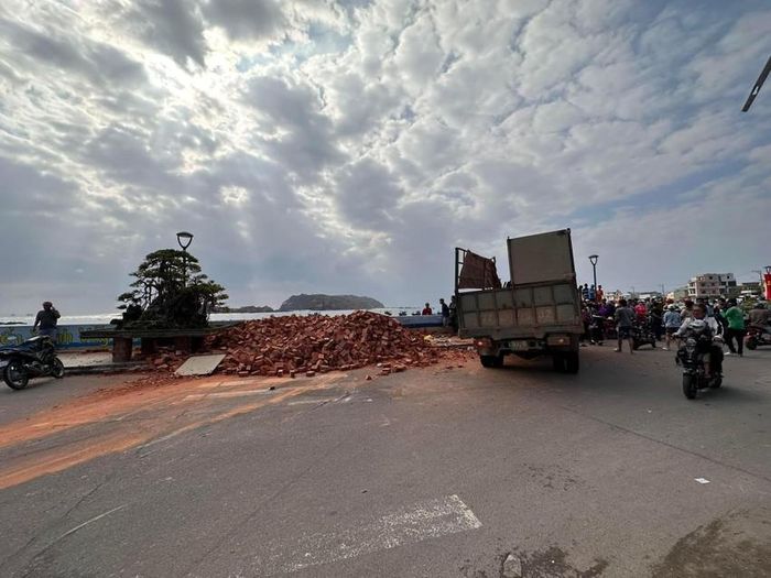 Khu vực xảy ra vụ tai nạn khiến bốn người thương vong. Ảnh: BN