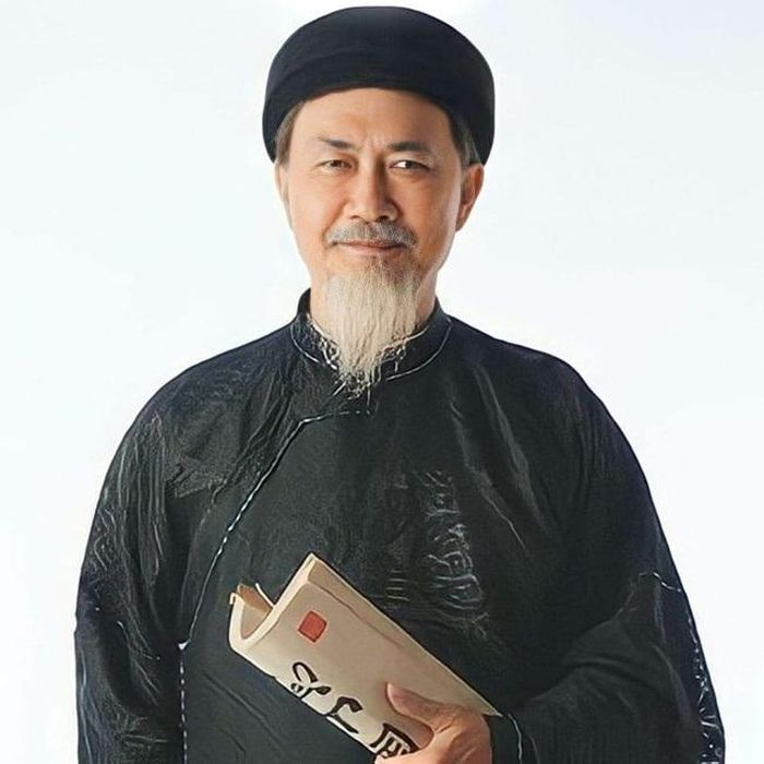 NSND Diệp Lang trong vai Nguyễn Du, vở “Kim Vân Kiều” (năm 2007) của Nhà hát Cải lương Trần Hữu Trang