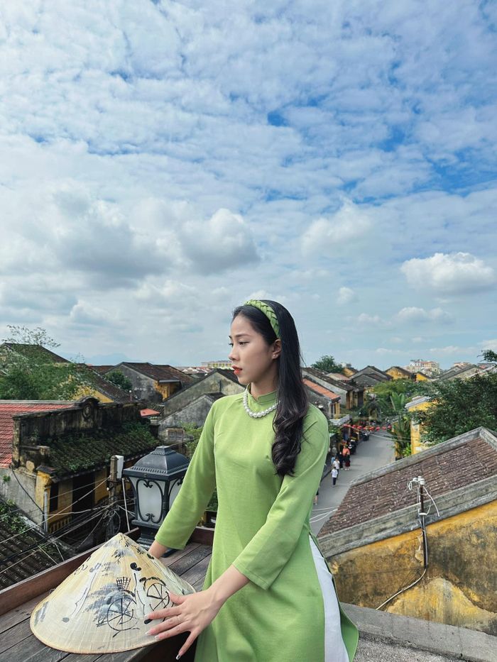 Vẻ đẹp đời thường của Bảo Trâm - Ảnh: FBNV