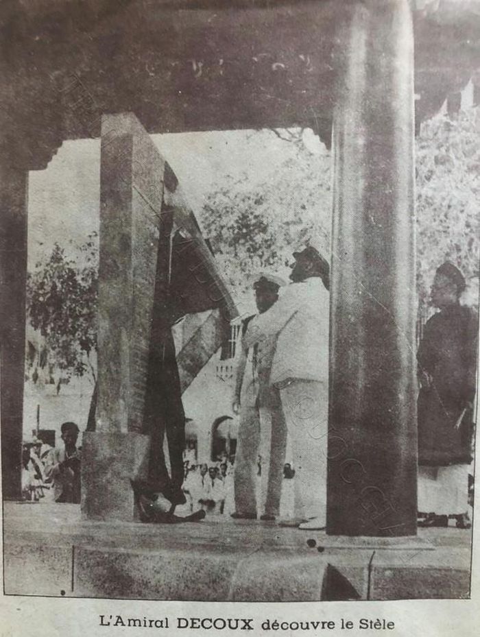 Toàn quyền Decoux mở bia Alexandre de Rhodes