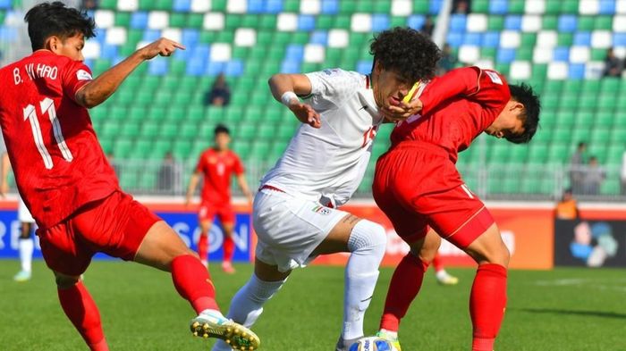 U20 Việt Nam bị loại nhưng có quyền tự hào với những gì đã thể hiện. Ảnh AFC