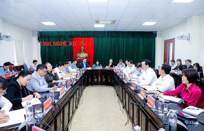 Toàn cảnh phiên tiếp công dân định kỳ tháng 3/2023 của Chủ tịch UBND tỉnh. Ảnh: Phạm Bằng