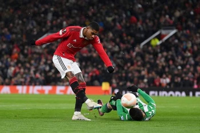 Rashford đang có chuỗi phong độ ghi bàn ấn tượng trong những vòng đấu vừa qua. Ảnh: Getty