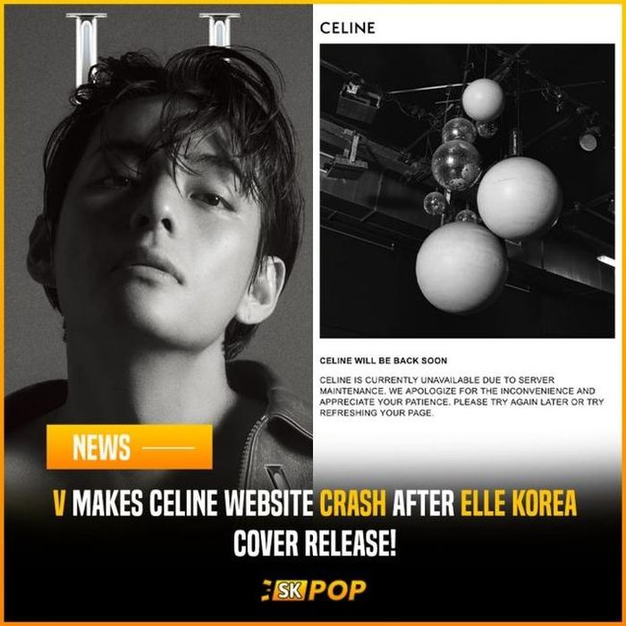 Trang web của Celine bị sập sau lượng truy cập đột biến