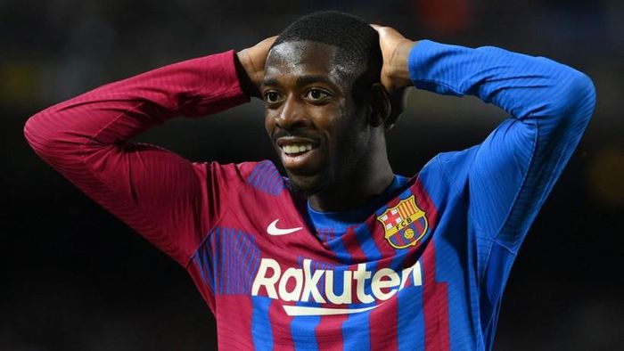 Dembele của Barca lọt tầm ngắm của Man United.